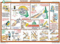 Комплект плакатов "Безопасность труда при деревообработке" - fgospostavki.ru - Ногинск