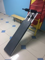 Доска для пресса навесная на шведскую стенку с двумя валиками (длина 1,5 метра) - fgospostavki.ru - Ногинск