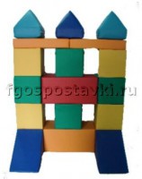 Мягкий модуль-конструктор "Башня" (17 элементов) - fgospostavki.ru - Ногинск