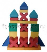 Мягкий модуль-конструктор "Башня" (21 элемент) - fgospostavki.ru - Ногинск