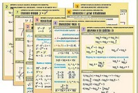 Комплект таблиц по всему курсу "Алгебра и начала анализа" (50 таблиц, А1, полноцветные, ламинированные) - fgospostavki.ru - Ногинск