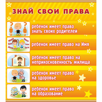 Стенд "Знай свои права" - fgospostavki.ru - Ногинск