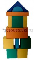 Мягкий модуль-конструктор "Городок" (12 элементов) - fgospostavki.ru - Ногинск