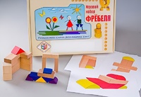 Игровой набор Фребеля "Конструктор деревянный без соединений-2" (Серия "Эксперимент") - fgospostavki.ru - Ногинск