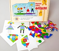 Игровой набор Фребеля "Конструктор плоскостной-4" (Серия "Эксперимент") - fgospostavki.ru - Ногинск
