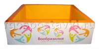 Бассейн "Вообразилия" квадратный с шелкографией - fgospostavki.ru - Ногинск