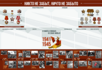 Стенд-уголок "Никто не забыт, ничто не забыто" - fgospostavki.ru - Ногинск