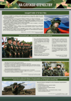 Стенд "На службе Отечеству" Вариант 1 - fgospostavki.ru - Ногинск