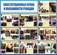 Стенд "Конституционные права и обязанности граждан" - fgospostavki.ru - Ногинск