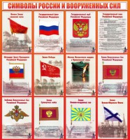 Стенд "Символы России и вооруженных сил" - fgospostavki.ru - Ногинск