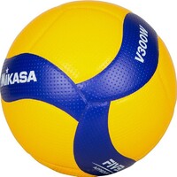 Мяч волейбольный Mikasa V300W (размер 5, синтетическая кожа, профессиональный) - fgospostavki.ru - Ногинск