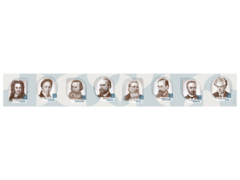 Стенд-лента "Выдающиеся ученые-историки" - fgospostavki.ru - Ногинск