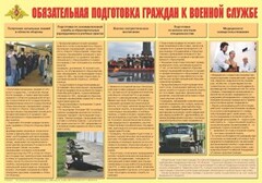 Плакат "Обязательная подготовка граждан к военной службе" - fgospostavki.ru - Ногинск