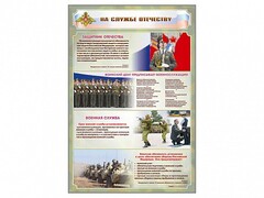 Стенд "На службе Отечеству" Вариант 1 - fgospostavki.ru - Ногинск
