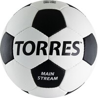 Мяч футбольный TORRES Main Stream (размер 4, синтетическая кожа, тренировочный) - fgospostavki.ru - Ногинск