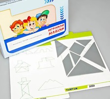 Игровой набор "Танграм" (с комплектом карточек) - fgospostavki.ru - Ногинск