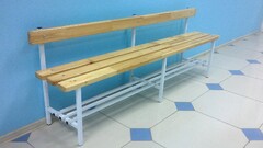 Скамья для раздевалок со спинкой (1,5 метра) - fgospostavki.ru - Ногинск