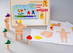 Игровой набор Фребеля "Конструктор деревянный без соединений-3" (Серия "Эксперимент") - fgospostavki.ru - Ногинск