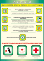 Таблица "Выполняйте опыты только по инструкции" (100х140 сантиметров, винил) - fgospostavki.ru - Ногинск