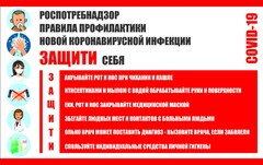 Плакат "Правила профилактики коронавируса" - fgospostavki.ru - Ногинск