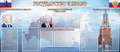 Стенд "Государство и право" - fgospostavki.ru - Ногинск