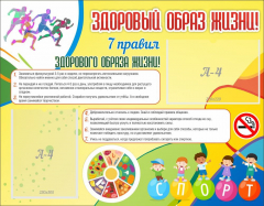 Стенд "Здоровый образ жизни" - fgospostavki.ru - Ногинск