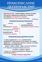 Стенд "Правописание деепричастий" - fgospostavki.ru - Ногинск
