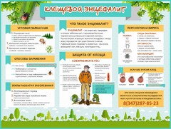 Стенд "Клещевой энцефалит" - fgospostavki.ru - Ногинск