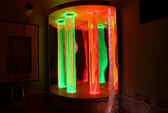 Сенсорный уголок большой с двумя колоннами, двусторонней подсветкой и фибероптическими нитями. VIP класс. - fgospostavki.ru - Ногинск