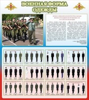 Стенд "Военная форма одежды (герб РФ) " - fgospostavki.ru - Ногинск