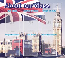Стенд "About our class" - fgospostavki.ru - Ногинск