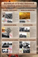 Стенд "Великая отечественная война (битвы)" - fgospostavki.ru - Ногинск