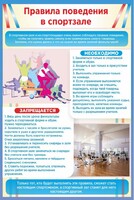 Стенд "Правила поведения в спортзале №1" - fgospostavki.ru - Ногинск