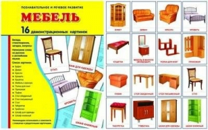 Демонстрационные карточки "Мебель" - fgospostavki.ru - Ногинск
