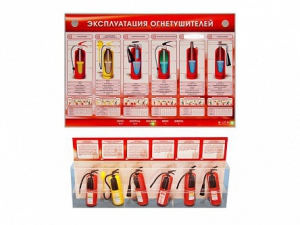 Электрифицированный стенд-тренажер "Эксплуатация огнетушителей" с разрезными агрегатами - fgospostavki.ru - Ногинск