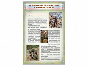 Стенд "Мероприятия обязательной подготовки граждан к военной службе" - fgospostavki.ru - Ногинск