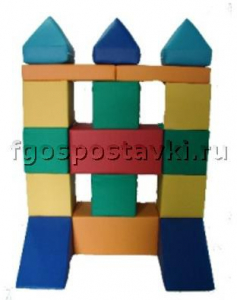 Мягкий модуль-конструктор "Башня" (17 элементов) - fgospostavki.ru - Ногинск