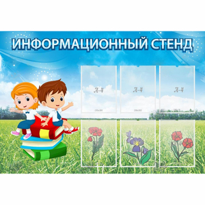 Стенд информационный с 6 карманами - fgospostavki.ru - Ногинск