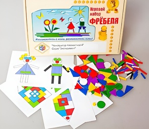 Игровой набор Фребеля "Конструктор плоскостной-4" (Серия "Эксперимент") - fgospostavki.ru - Ногинск
