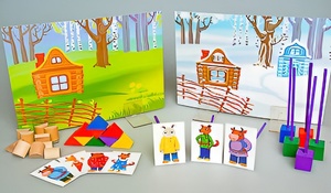 Игровой набор Фребеля "Заюшкина избушка" (серия "Сказочный мир". Выпуск 1) - fgospostavki.ru - Ногинск