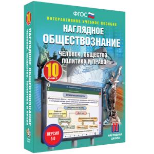 Наглядное обществознание. Человек. Общество. Политика и право. 10 класс - fgospostavki.ru - Ногинск