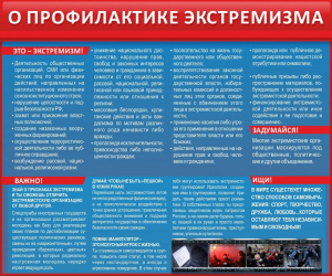 Стенд "О профилактике экстремизма" - fgospostavki.ru - Ногинск
