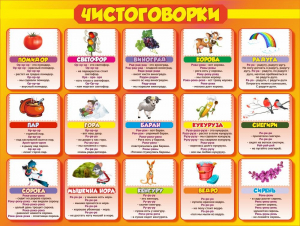 Стенд "Чистоговорки", часть 2 - fgospostavki.ru - Ногинск