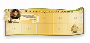 Стенд резной "Из дальних странствий возвратясь" - fgospostavki.ru - Ногинск