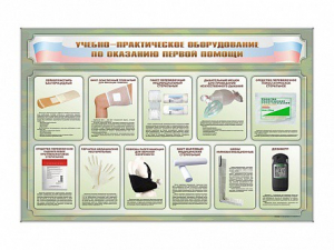 Стенды "Учебно-практическое оборудование по оказанию первой помощи" - fgospostavki.ru - Ногинск