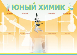 Стенд "Юный химик" Вариант 1 - fgospostavki.ru - Ногинск