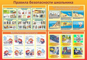 Стенд "Правила безопасности школьника" - fgospostavki.ru - Ногинск