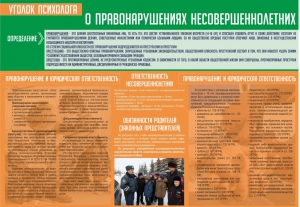 Стенд "Уголок психолога" Вариант 4 - fgospostavki.ru - Ногинск