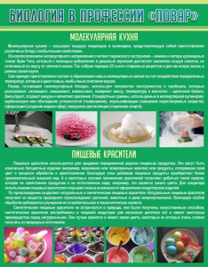 Стенд "Биология в профессии "повар"" - fgospostavki.ru - Ногинск