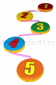 Дорожка "Змейка-шагайка-геометрическая" с цифрами - fgospostavki.ru - Ногинск